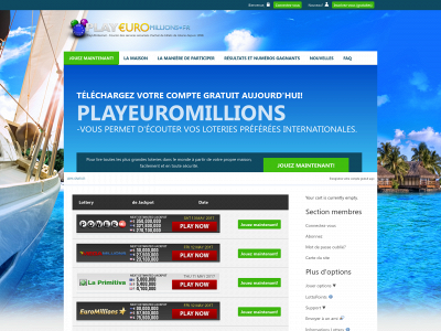 playeuromillions.fr snapshot