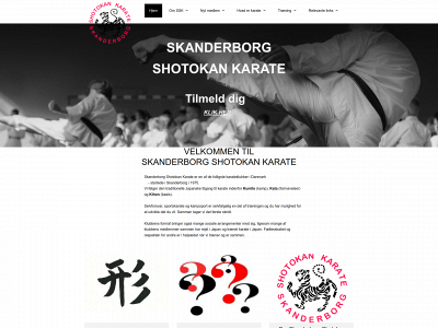 skanderborgkarate.dk snapshot