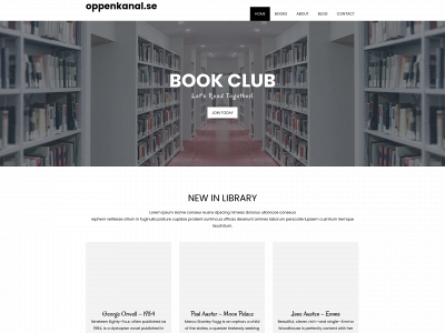 oppenkanal.se snapshot