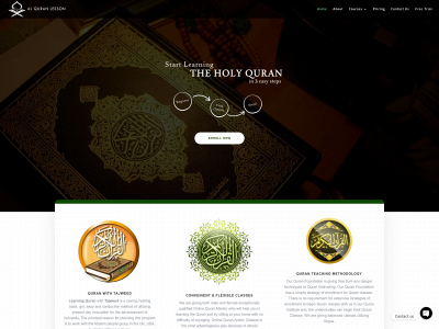 alquranlesson.com snapshot