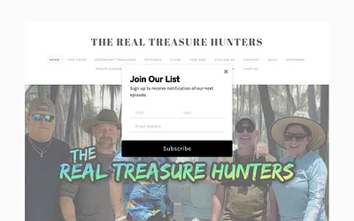 www.therealtreasurehunters.com snapshot