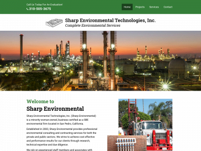 sharpenvironmental.net snapshot