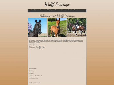 wulffdressage.dk snapshot