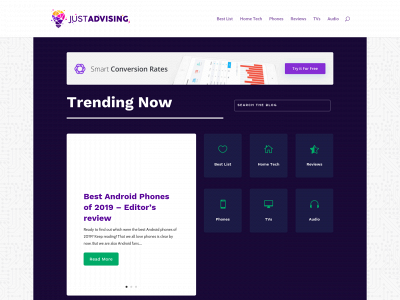 justadvising.com snapshot