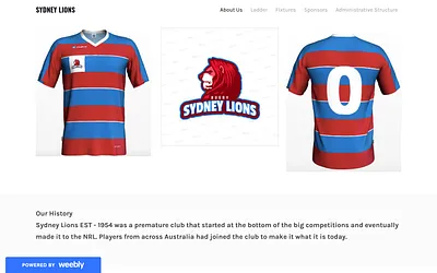 sydneylions.weebly.com snapshot