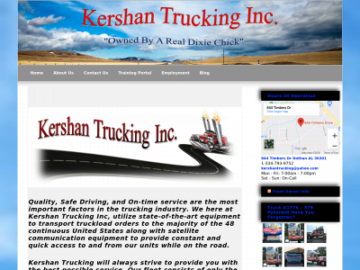 kershantrucking.com snapshot