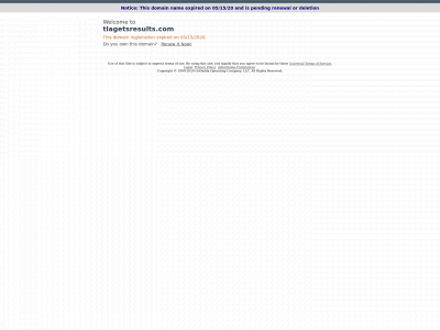 tlagetsresults.com snapshot