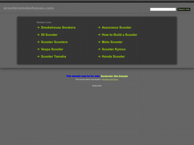 scootersmokehouse.com snapshot