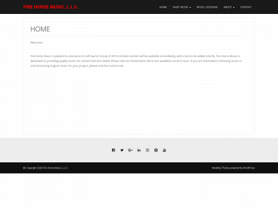 firehorsemusicgroup.com snapshot