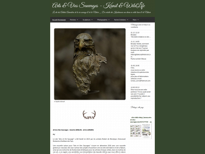 arts-et-vies-sauvages.be snapshot