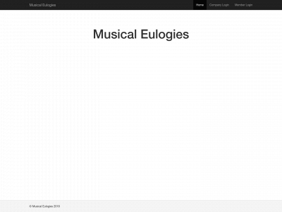 musicaleulogy.com snapshot