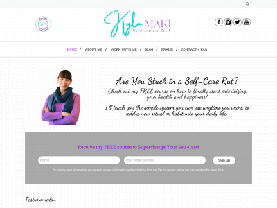 kylamaki.com snapshot