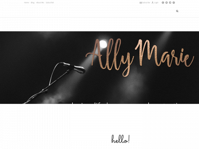 ally-marie.com snapshot