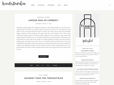 travelerdadakan.com snapshot