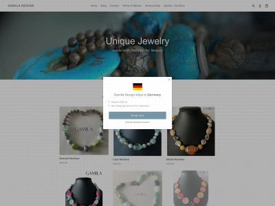 gamiladesign.com snapshot