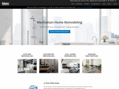 kleinkitchenandbath.com snapshot