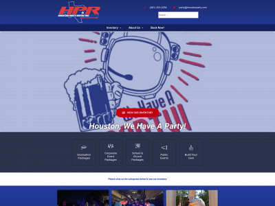 houstonparty.com snapshot