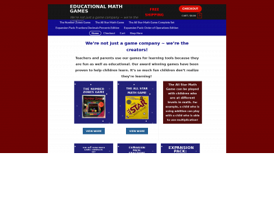 educationalmathgames.com snapshot