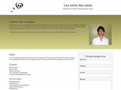 lessoinsdespieds.com snapshot