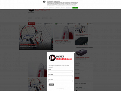 project-recorded.com snapshot