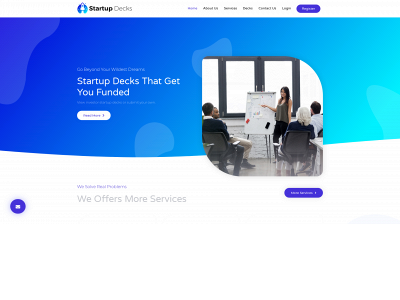 startupdecks.co snapshot
