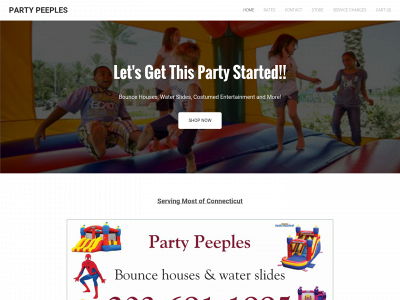 www.partypeeples.com snapshot