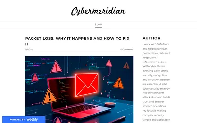 cybermeridian.weebly.com snapshot