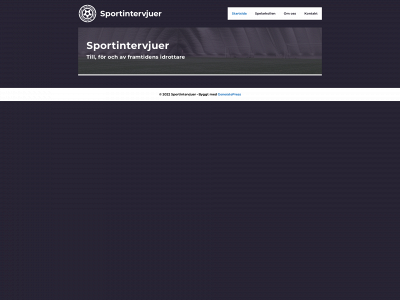 sportintervjuer.se snapshot
