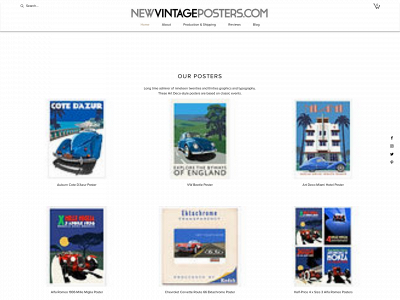 newvintageposters.com snapshot