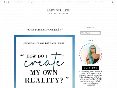ladyscorpioblog.com snapshot