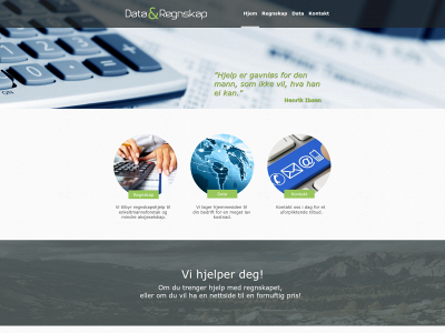 dataogregnskap.no snapshot