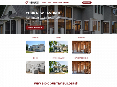 bigcountryexteriors.com snapshot