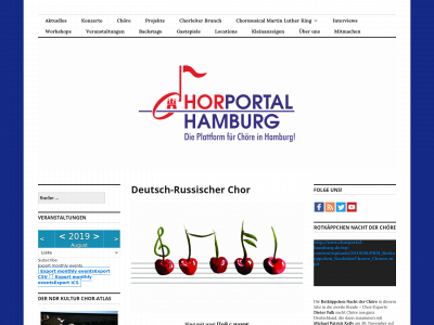 chorportal-hamburg.de snapshot