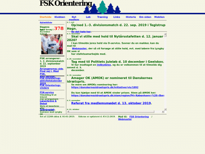 fsk-orientering.dk snapshot