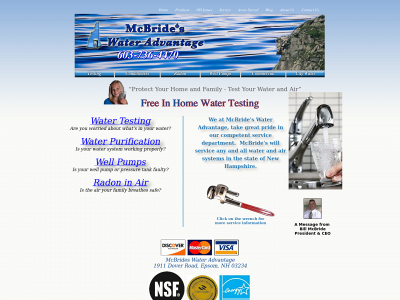 mcbrideswater.com snapshot
