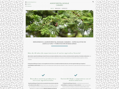 agroforestalbosquecanario.com snapshot