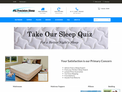 myprecisionsleep.com snapshot