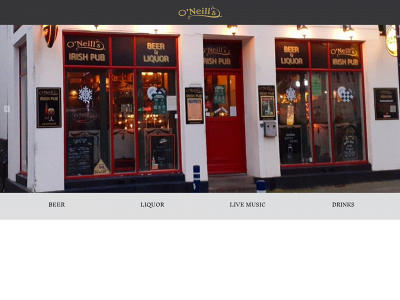 oneillspub.dk snapshot