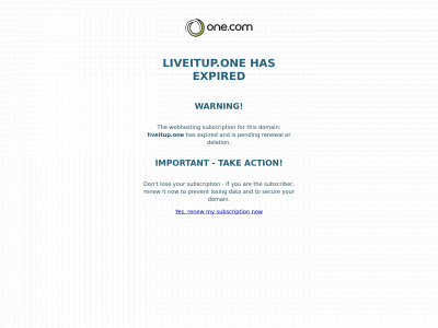 liveitup.one snapshot