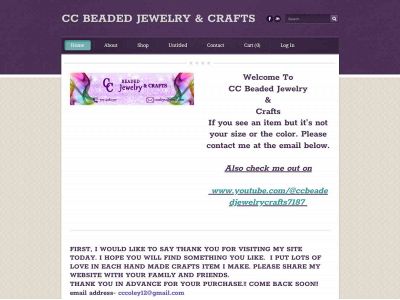 www.beadedjewelrybycc.com snapshot