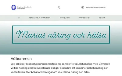 marias-naringhalsa.se snapshot