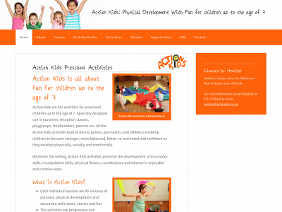 actionkids.co.uk snapshot