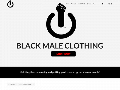 blackmaleclothing.com snapshot