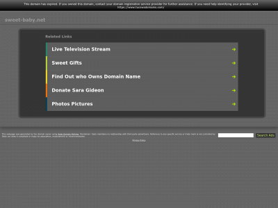 sweet-baby.net snapshot
