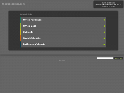 thedudecorner.com snapshot