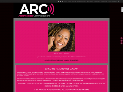 adriennerosscom.com snapshot