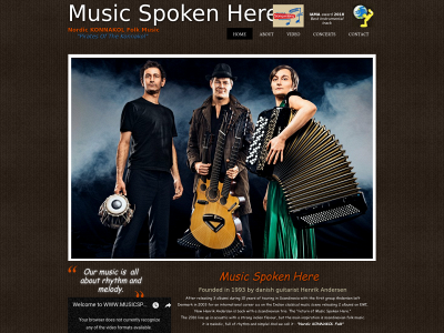 musicspokenhere.dk snapshot