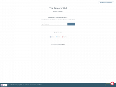 theexplorerkid.com snapshot