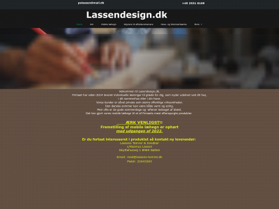 lassendesign.dk snapshot