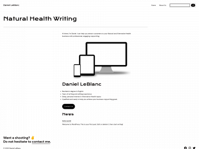 daniel-leblanc.com snapshot
